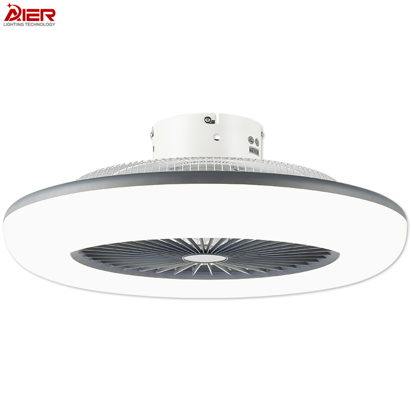 18" Led Lamp Ceiling Fan With Light and Remote Control AR-CFL-PL02