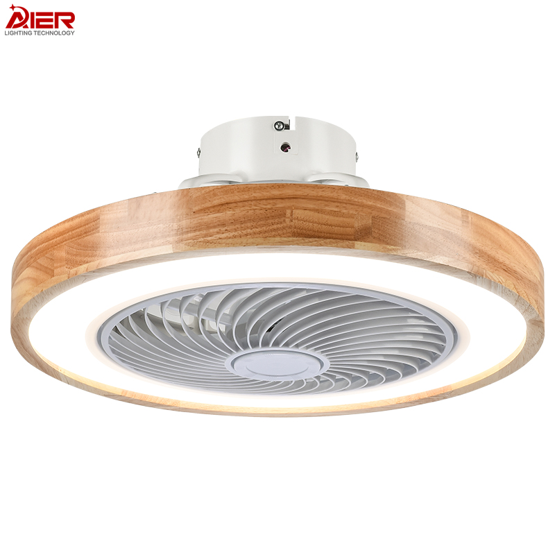 Wood 19.7'' Ceiling Fans With Lights Remote AR-CFL-WD01
