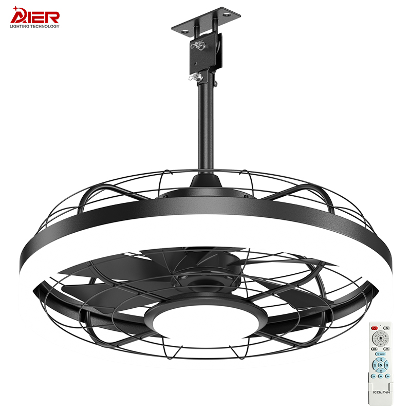 20" IP65 Weatherproof Outdoor LED Ceiling Fan with Light AR-CFL-RGB
