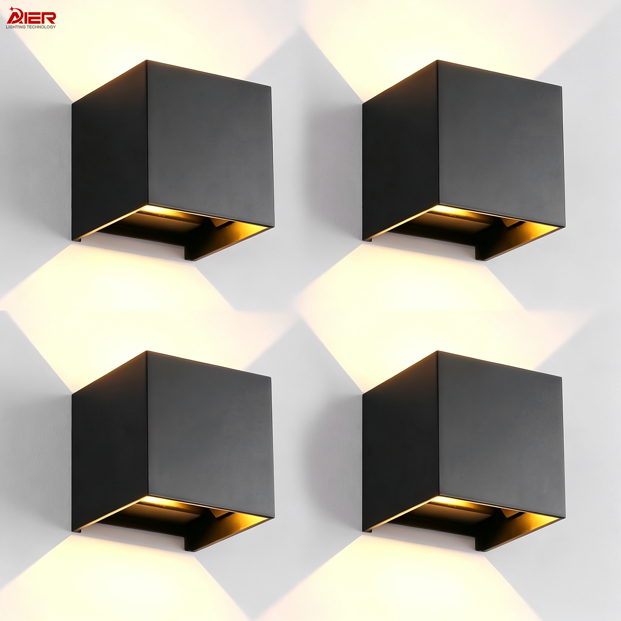 Square Aluminum LED Wall Light AR-161-A